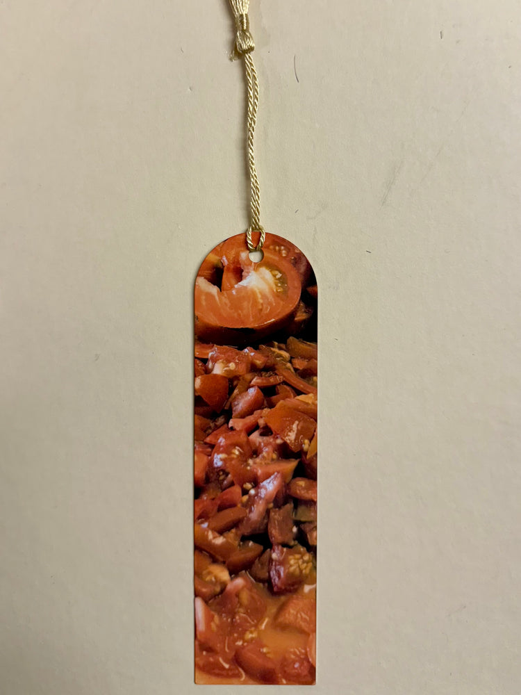 Tomatoes and Canning Two Metal Bookmark