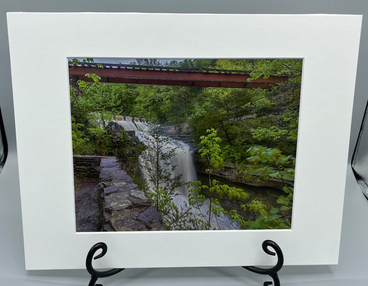 Across Marble Falls Color Dogpatch USA Matted Print