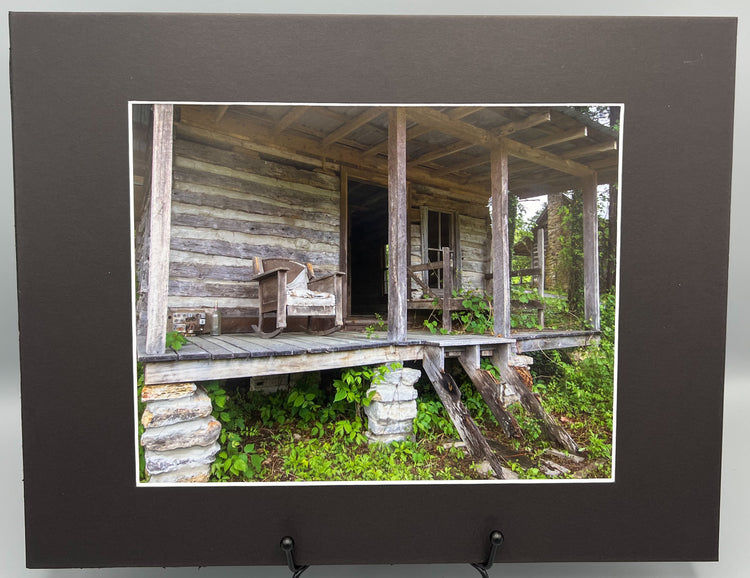 Old Building Dogpatch USA Matted Print