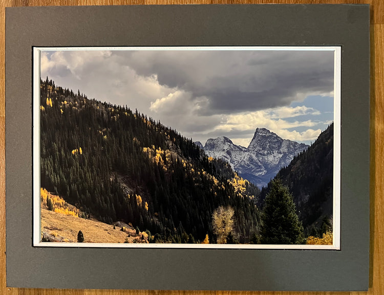 Rugged and Cold Matted Print