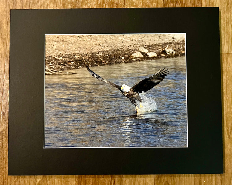 The Grab Matted Print