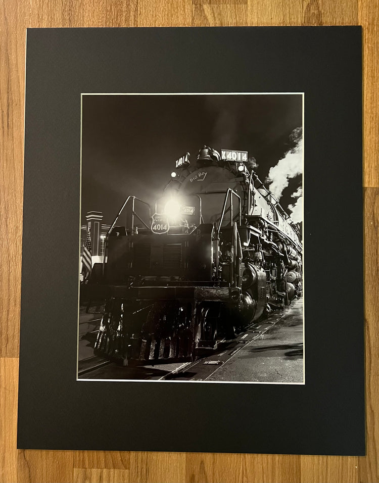 Big Boy 4014 Night Time Matted Print
