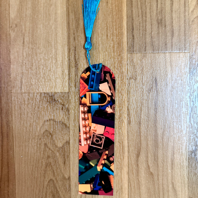 Lego Set Two Metal Bookmark