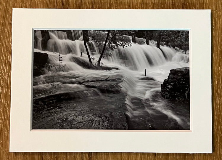 Marble Falls at Full Dogpatch USA Matted Print