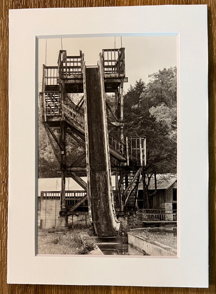 Wild River Rampage at Dogpatch USA Matted Print