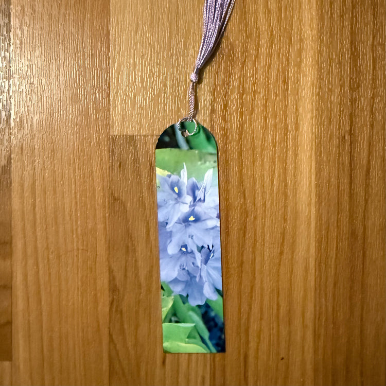 Water Hyacinth Metal Bookmark