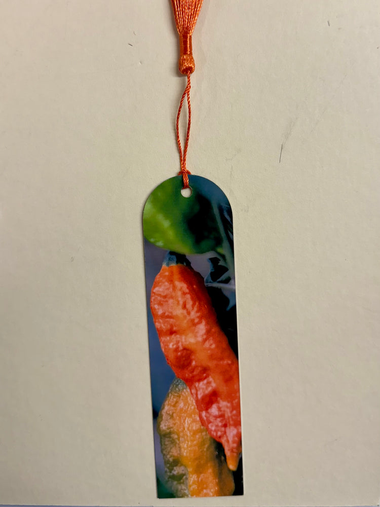 Ghost Peppers Metal Bookmark