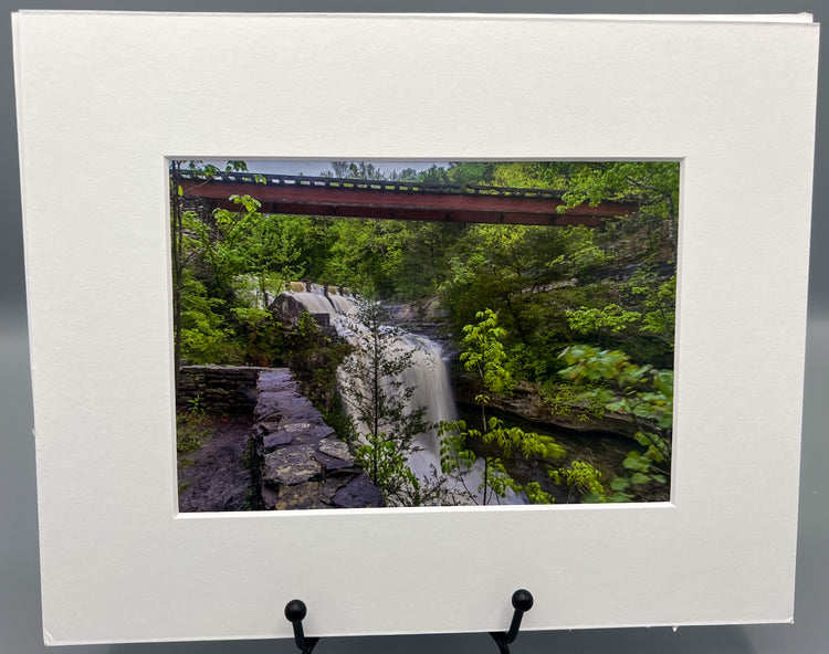 Across Marble Falls Color Dogpatch USA Matted Print