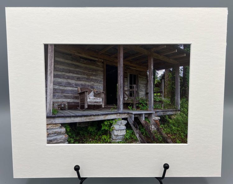 Old Building Dogpatch USA Matted Print