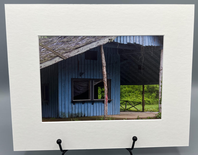 Restaurant at Dogpatch USA Matted Print