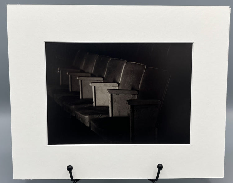 Riverside Music Theater Seats at Dogpatch USA Matted Print