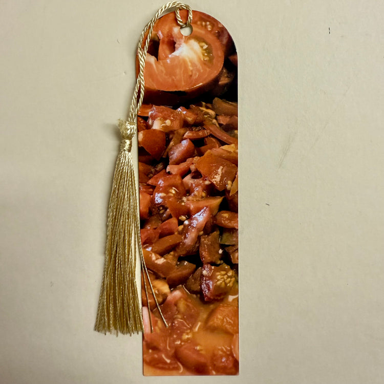 Tomatoes and Canning Two Metal Bookmark