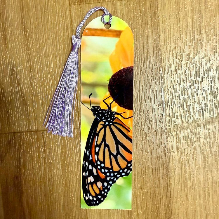 Monarch On Black-Eyed Susan Metal Bookmark