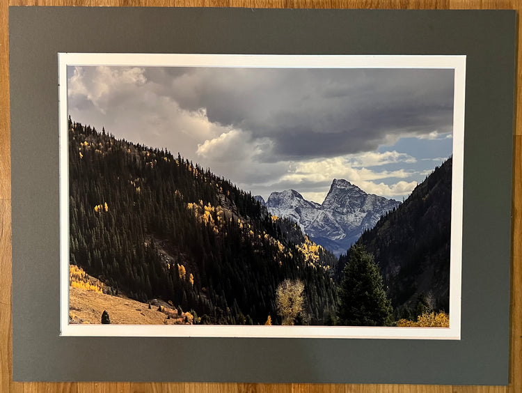 Rugged and Cold Matted Print