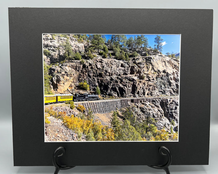 Traveling the Edge Matted Print