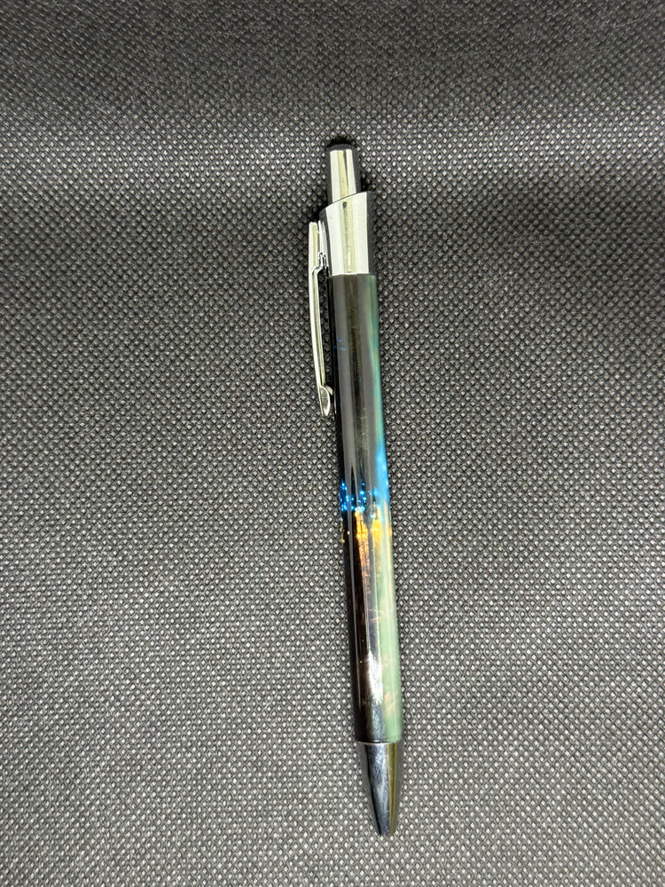 Retractable Ballpoint Pen - Crystal Grove Yellow