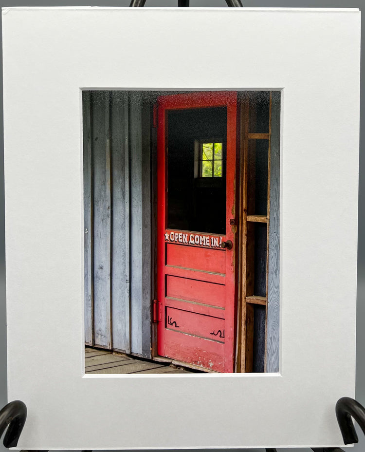 The Red Door Dogpatch USA Matted Print