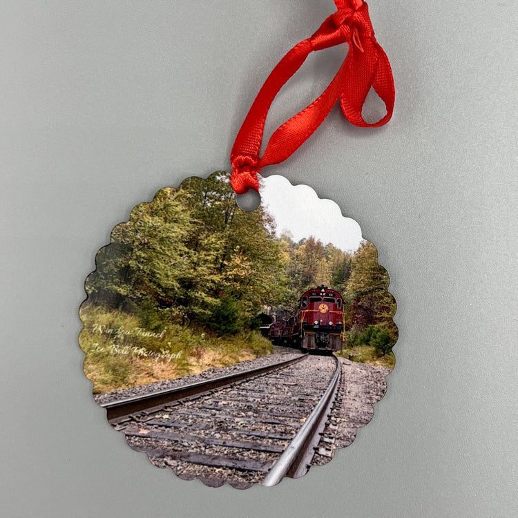 Ornament AR and MO Train at Winslow Tunnel