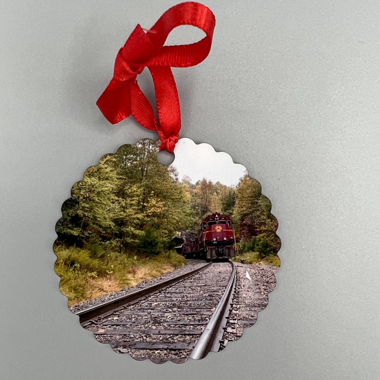 Ornament AR and MO Train at Winslow Tunnel