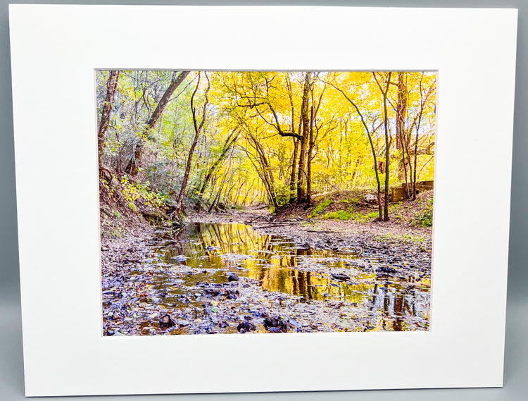 Covering the Bed Matted Print