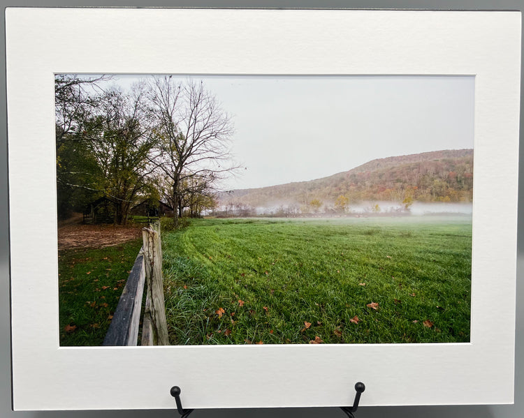 Early Morning Breakfast Matted Print