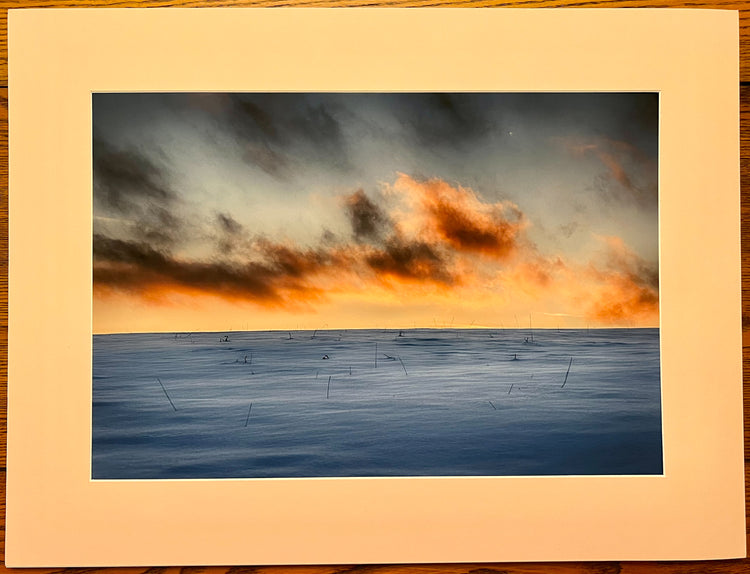 Serene Sunset Matted Print