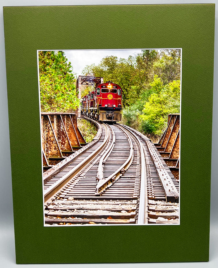 Arkansas and Missouri Railroad Matted Print