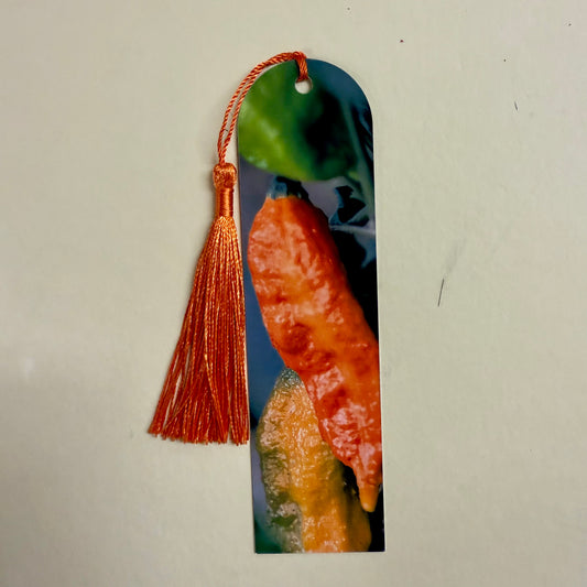 Ghost Peppers Metal Bookmark