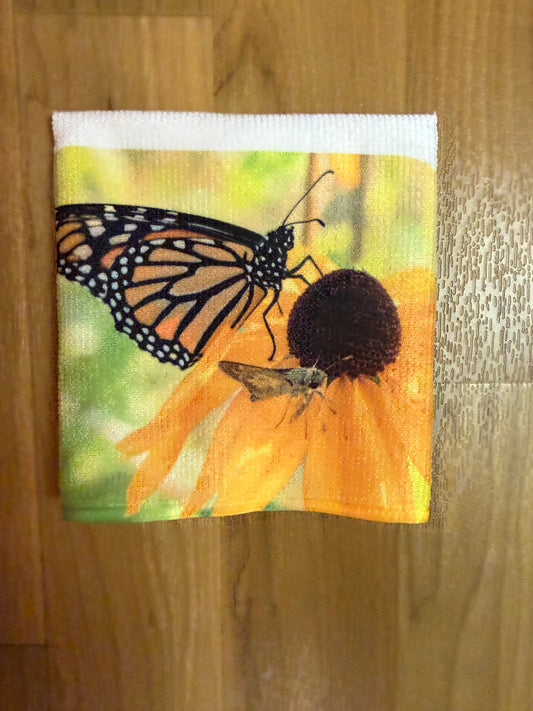 Monarch & Moth Microfiber Washcloth
