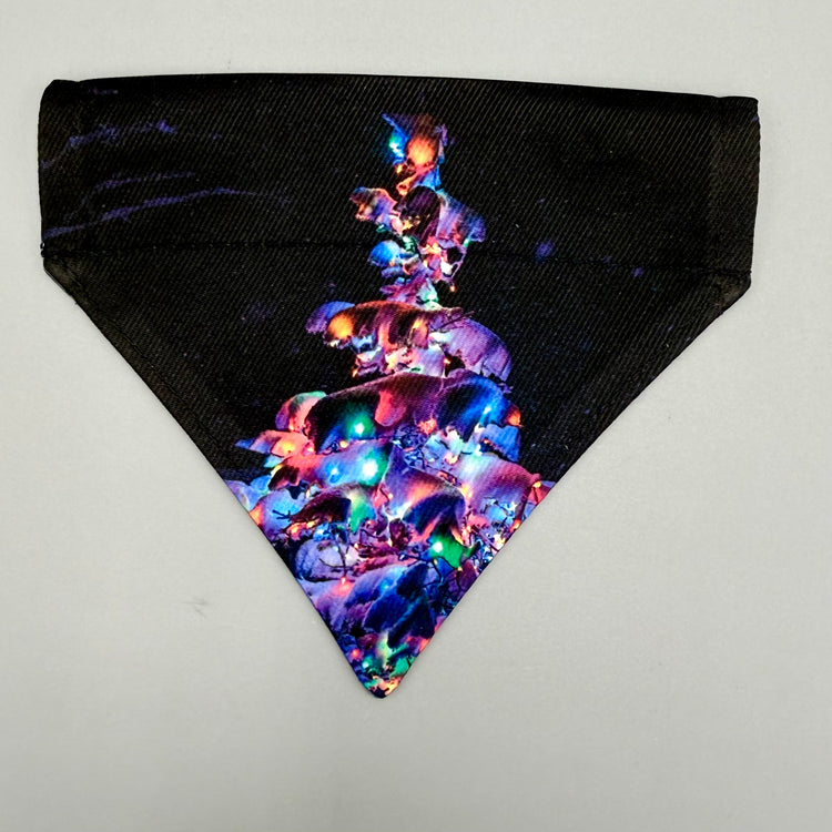 Over Collar Bandana - Christmas Tree -XS