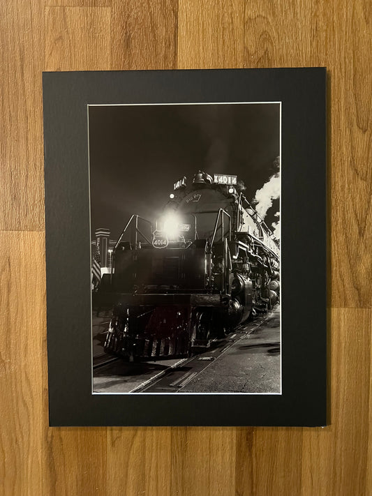 Big Boy 4014 Night Time Matted Print