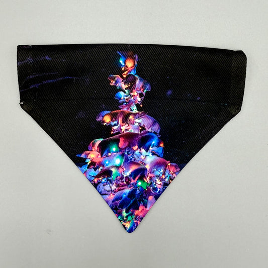 Over Collar Bandana - Christmas Tree -XS