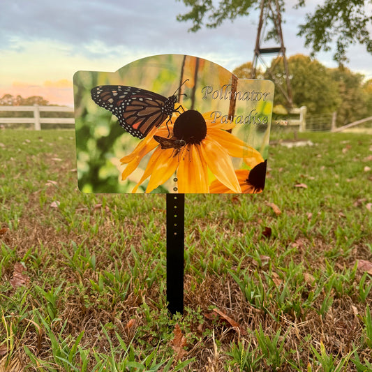 10” Garden Sign - Pollinator Paradise