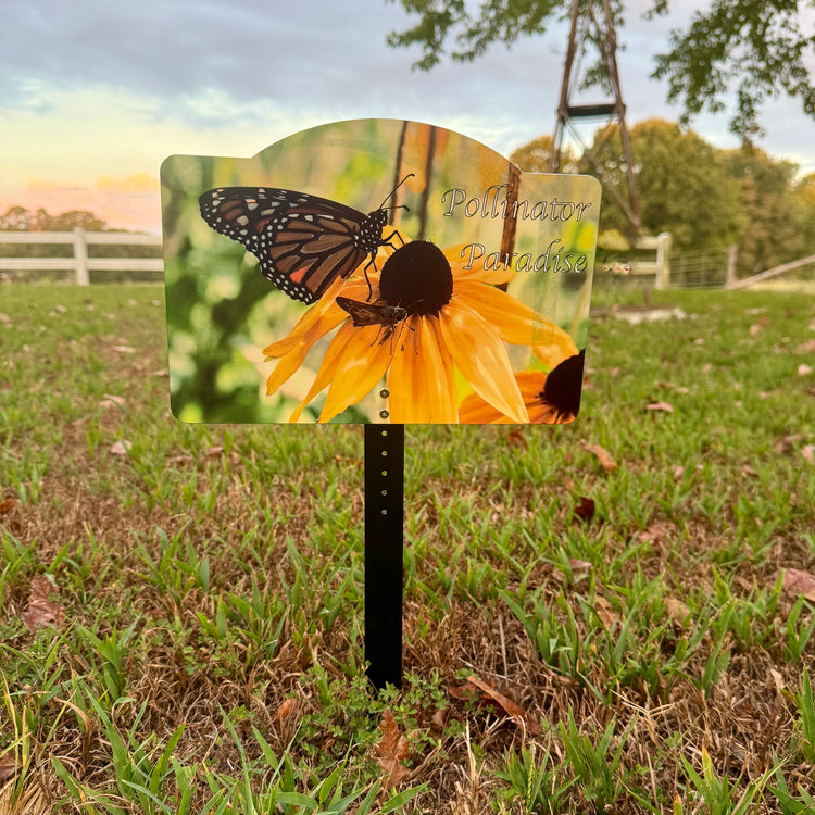 10” Garden Sign - Pollinator Paradise