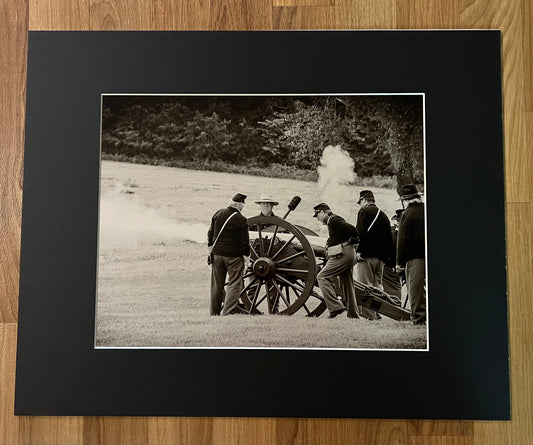 Artillery B&W Matted Print