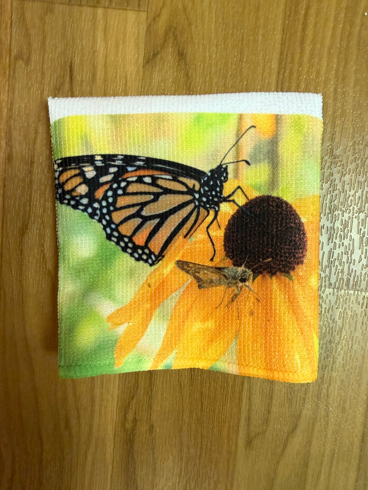 Monarch & Moth Microfiber Washcloth