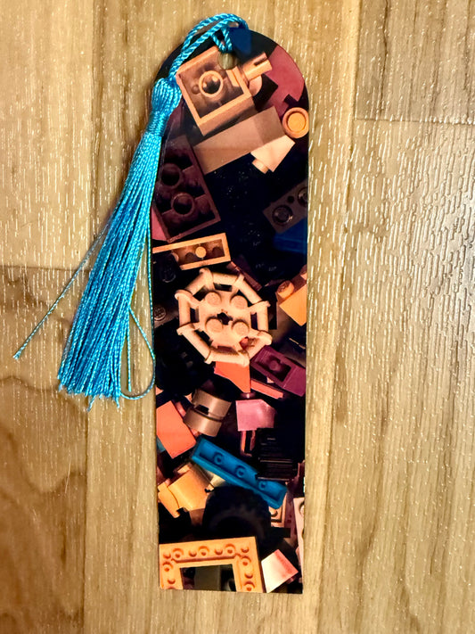 Lego Set Two Metal Bookmark