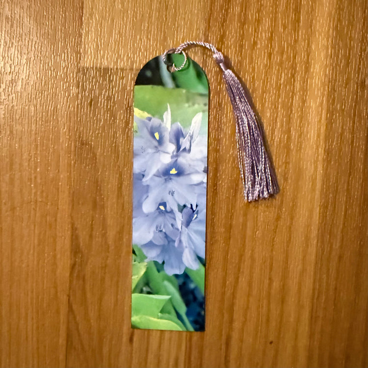 Water Hyacinth Metal Bookmark