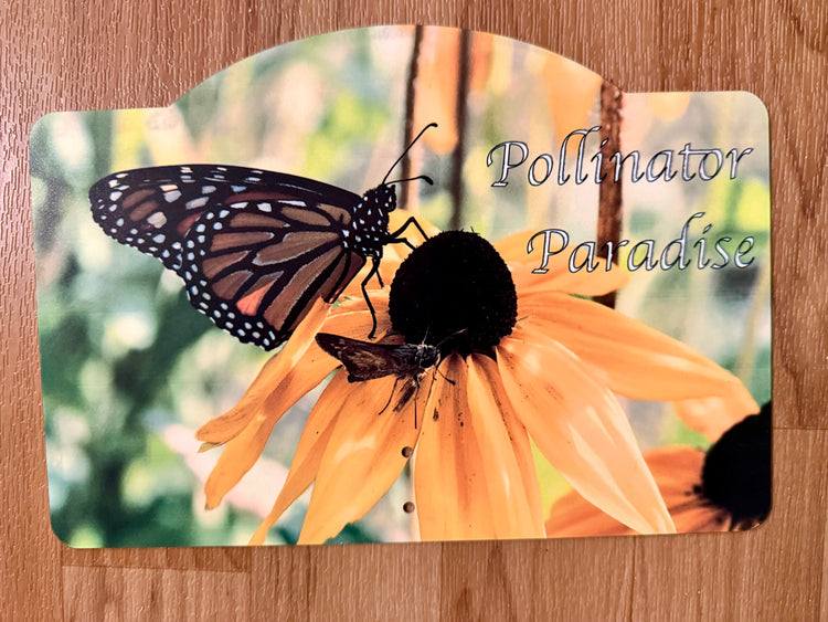 10” Garden Sign - Pollinator Paradise