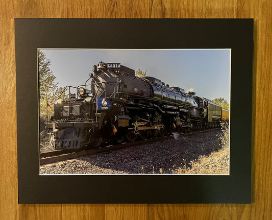 Big Boy 4014 Anderson County KS Matted Print