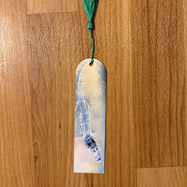 Alligator Metal Bookmark
