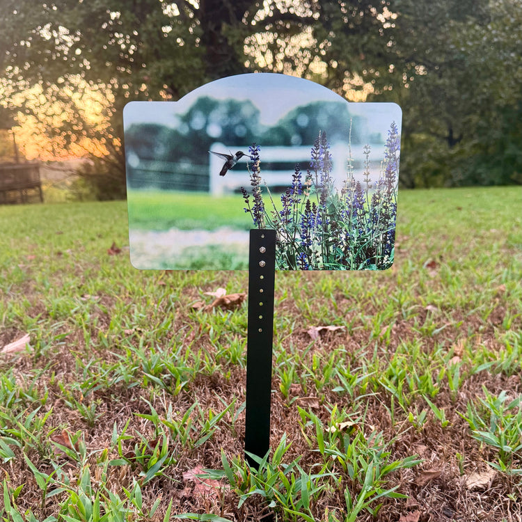 10” Garden Sign - Hummingbird Refreshment Station
