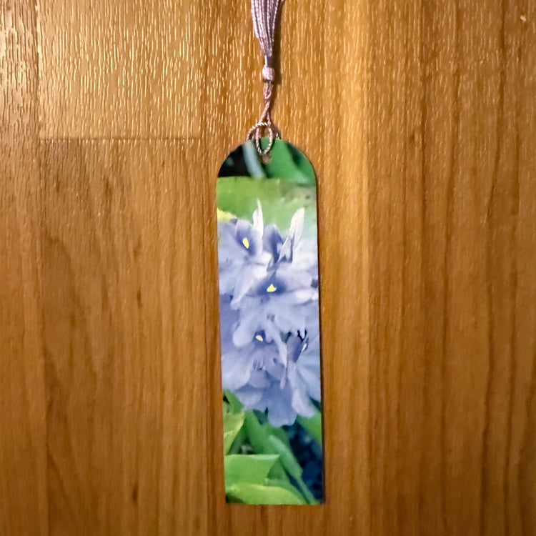 Water Hyacinth Metal Bookmark