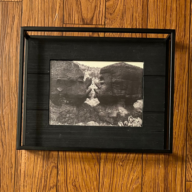 Kissing Rocks Framed Photograph