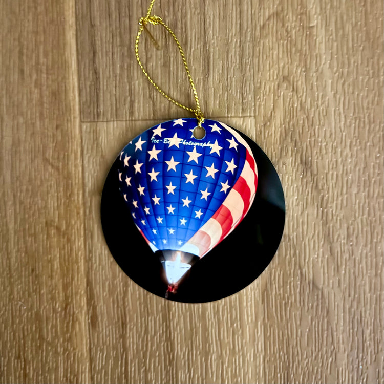 Ornament Stars and Strips Hot Air Balloon
