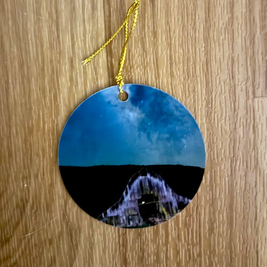 Ornament Boxley Barn with Milky Way