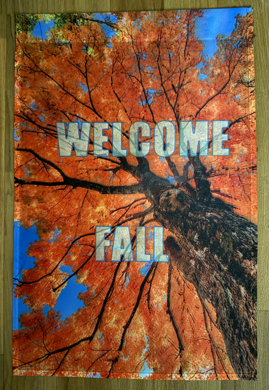 Welcome Fall Garden Flag