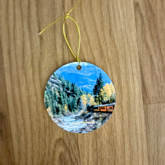 Ornament In The Shadow of Greatness Durango Silverton Train
