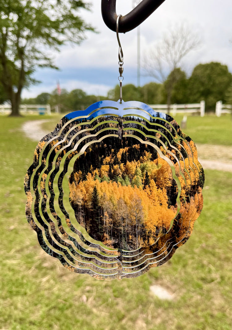 Wind Spinner Fall Aspen Trees