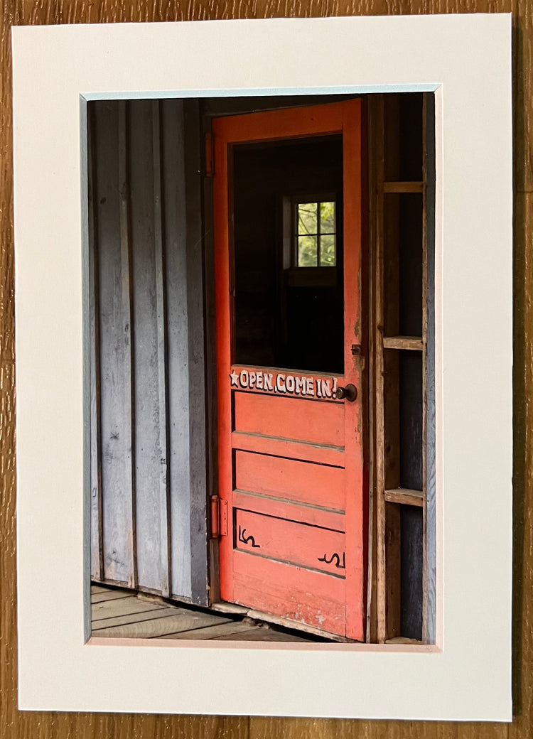The Red Door Dogpatch USA Matted Print